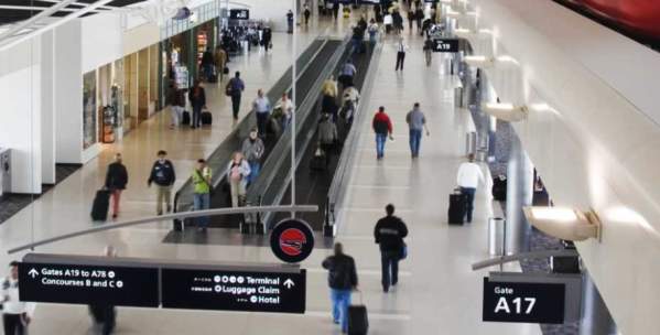 Detroit Metro Airport interior