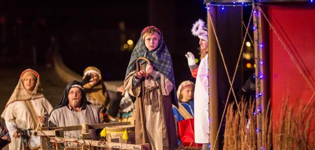 Adoration Parade Float