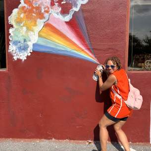 Nikita Spray Paint Mural