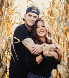 Fall Couple Corn