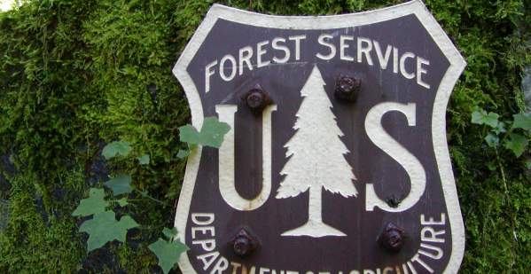 United States Forest Service Sign by Cari Garrigus