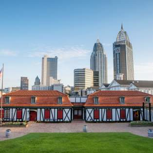 The outside of Colonial Fort Conde