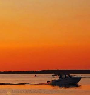 Sunset Boat