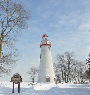 Marblehead Lighthouse Winter