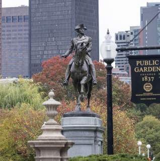 George Washington Statue in the Public Garden