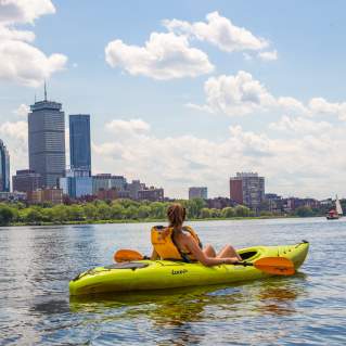 Kayak on the Charles River