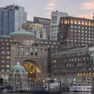 View of the Boston Harbor Hotel