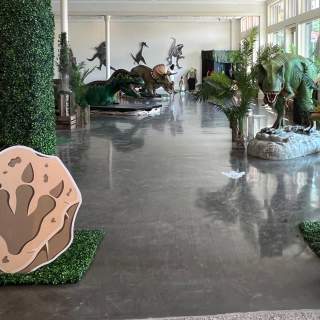 Dinosaur Exhibit at CVB
