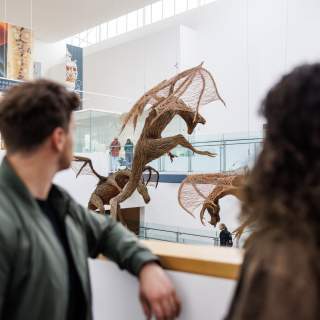 couple at a museum