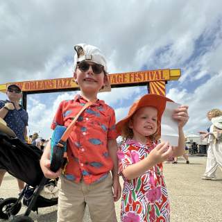Kids at Jazz Fest