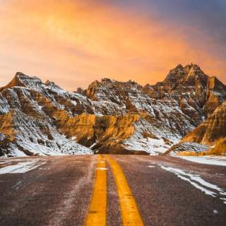 Winter Badlands
