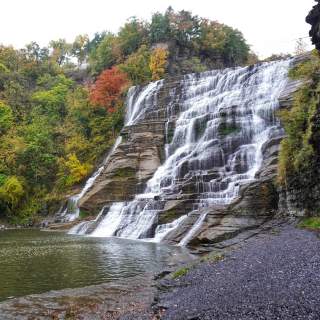 ithaca falls during fall