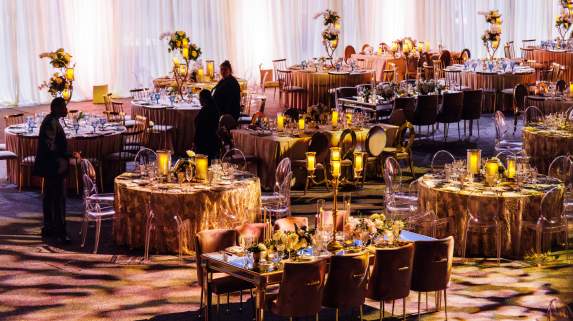 Photo of Banquet Set Up