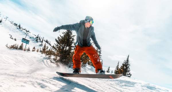 Snowboarding in Brian Head