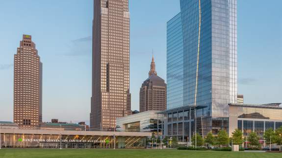 Huntington Convention Center of Cleveland at Dawn