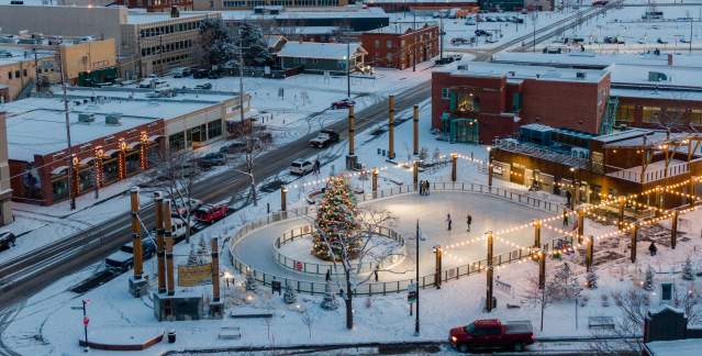 Community Christmas Tree David Street Station Casper, Wy