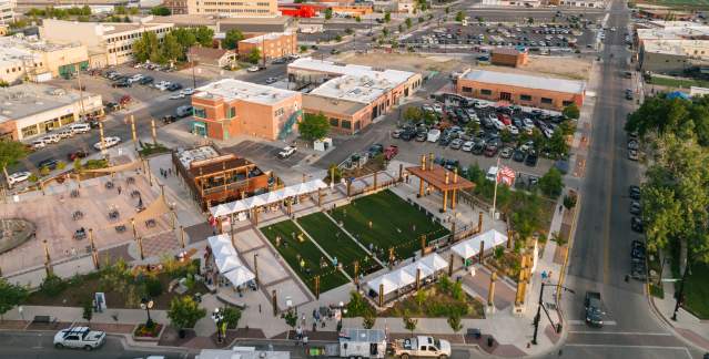 David Street Station and Downtown Casper