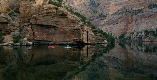Kayaking Fremont Canyon