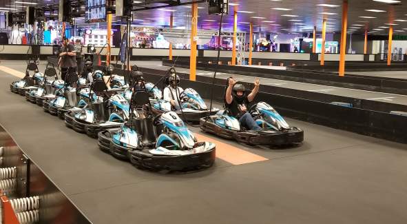 Go Carts at the District Eat & Play, Salina