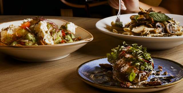 A group of delicious Kosher Food dishes