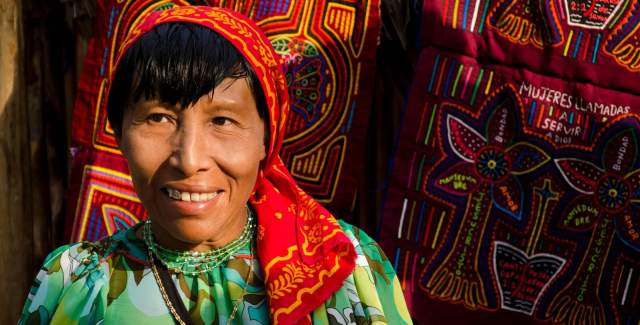Guna Woman, San Blas Archipelago