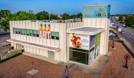 The Regional Museum of Art is located on Rogers Avenue in Fort Smith.