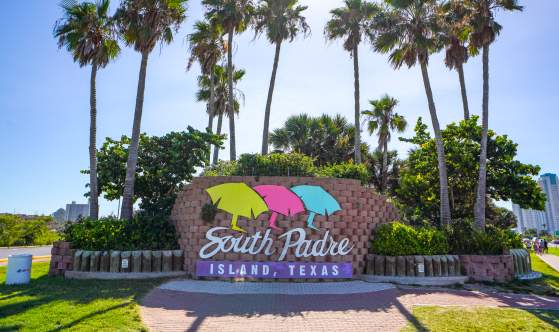 South Padre sign