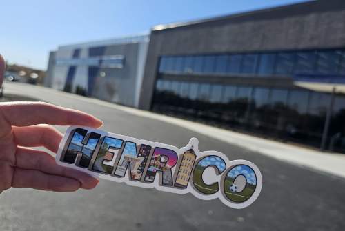 Henrico Sticker Outside