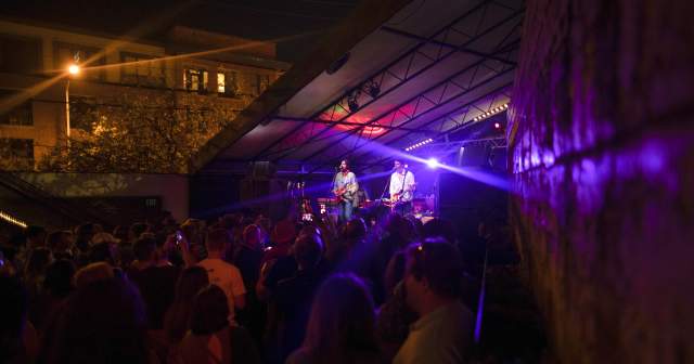 Band of Heathens on stage at Mohawk on Red River in Austin Texas