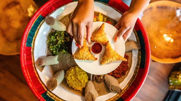 Alem Ethiopian Village Sambusa