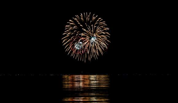 July 3rd Fireworks over Lake Champlain