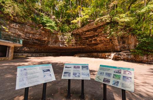 dunbar cave state park cave opening