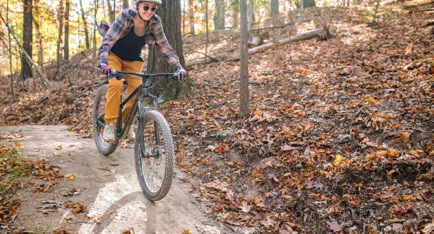 Angie at Constitution Park - Mountain Biking Trails - Cumberland MD