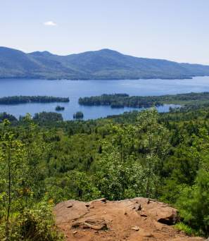 View of Lake George from The Pinnacle summit