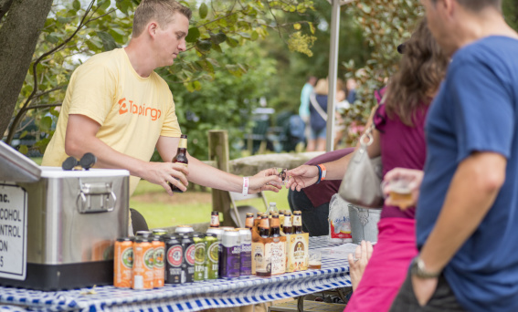 Outdoors at the Odessa Brewfest
