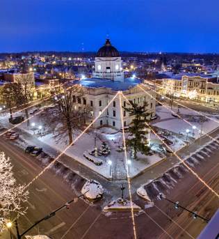 Canopy of Lights In Bloomington, IN