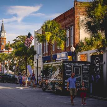 Historic Downtown Brunswick during First Friday
