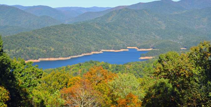 Highway 28 Fontana Lake