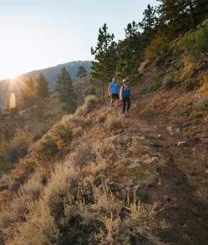 Couple Hiking on Casper Mountain
