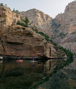 Kayaking Fremont Canyon