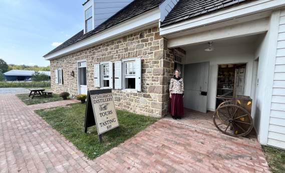 The Eichelberger Distillery in Dillsburg, PA, where Cherry Bounce is still made using Martha Washington's recipe!