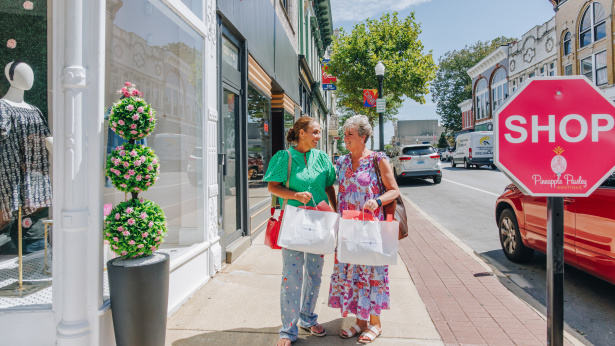Pineapple Paisley Shopping