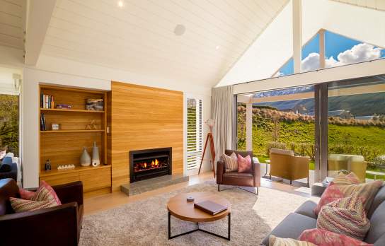 Luxurious interior of lounge at Millbrook Resort