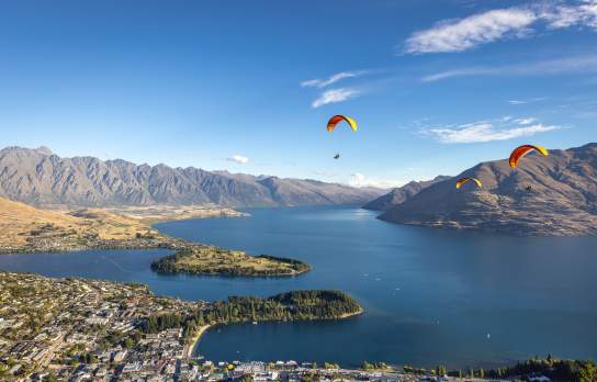 Aerial of Queenstown