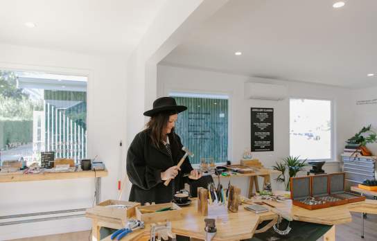 Studio 42 Jewellery Making Classes at Country Lane with Owner Jess Winchcombe