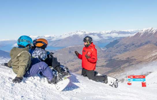 Kids Lesson at Coronet Peak