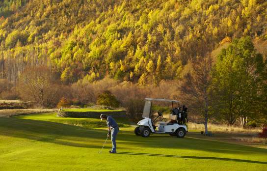 Arrowtown Golf Course in Autumn