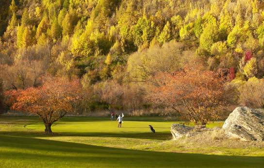 Arrowtown Golf Course in Autumn