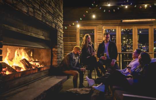 A group of friends at Barduma Bar