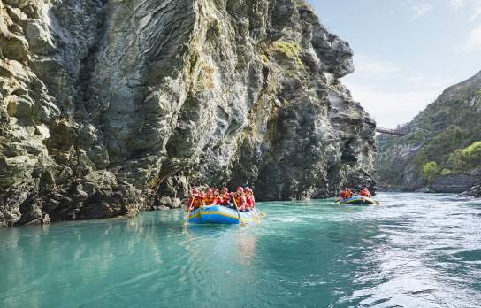 Rafting the Kawarau River with Go Orange